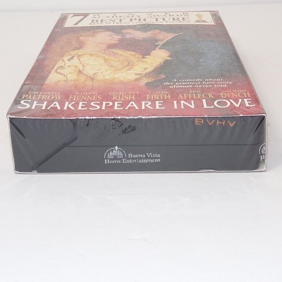 SHAKESPEARE IN LOVE - Gwenyth Paltrow / Joseph Fiennes - VHS Video Tape - SEALED - Picture 6 of 8